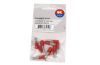Terminal, electric universal parts ümarpistik 4mm punane 10tk
