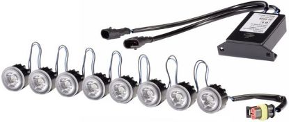 Daytime Running Light Set LEDayFlex 8xLED, 12/24V