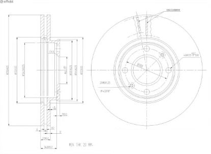Brake Disc KIA - 51712-0U000