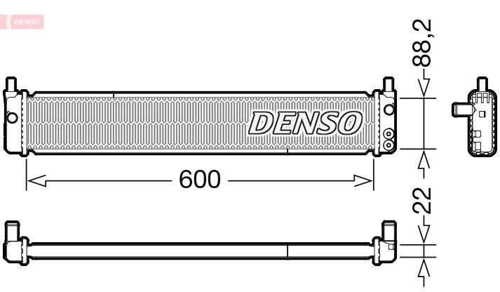 Radiator, engine cooling TOYOTA G901047050