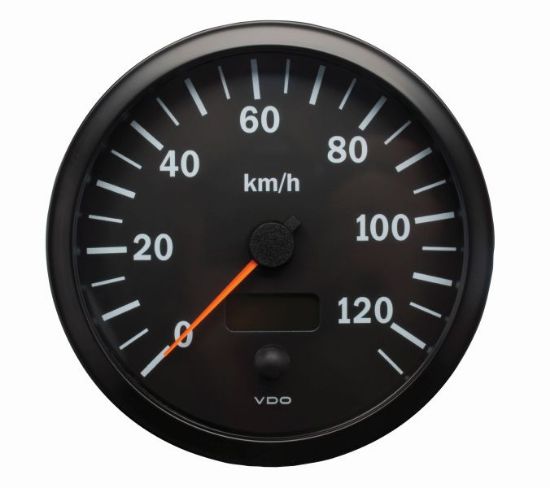 Speedometer 24V 140mm 0 - 125 km/h