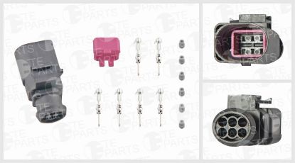 Cable Connector Kit 6 PIN komplekt VAG 3B0973813 Cable Connector Kit 6 PIN komplekt VAG 3B0973813