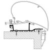 Mounting Set, roof rack Hobby Caravan 2009