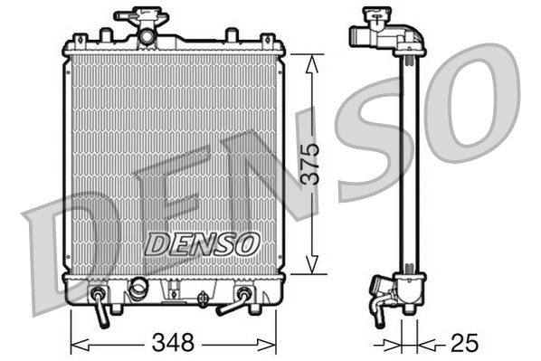 Radiator, engine cooling SUZUKI Ignis 1.3 i Aut. æ00-