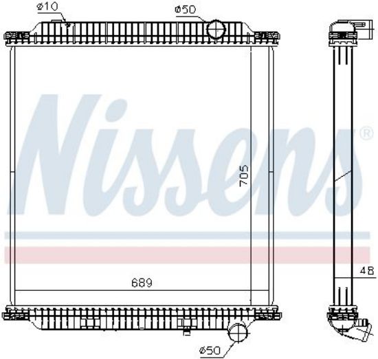 Radiator, engine cooling VOLVO FE 06-