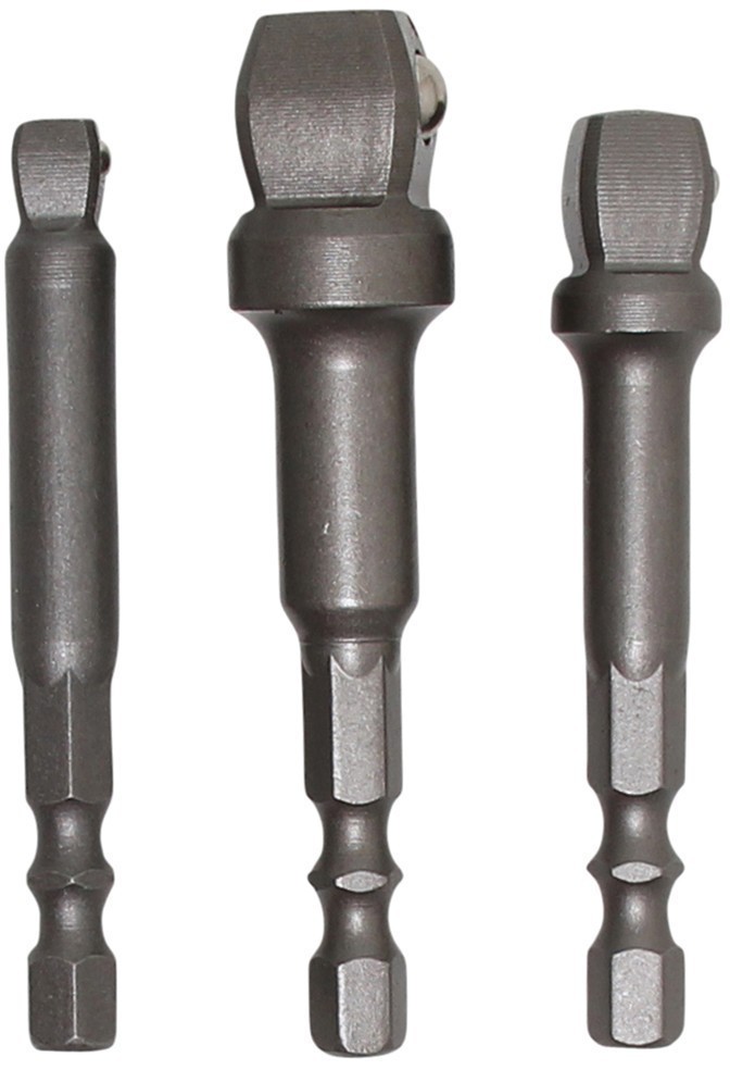 Reducing Adapter, ratchet 3-piece Drill Wobble Adapter Set