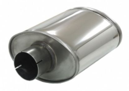 Centre/Rear Muffler Pütt Turbotight 3" RV ovaal 140/220mm L=250mm