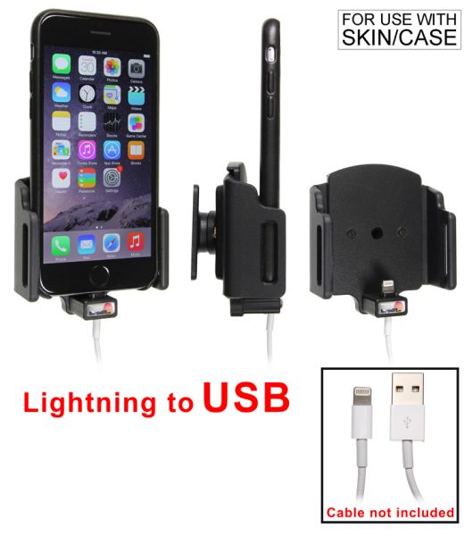 Mobile phone/PDA holder Apple iPhone 6/6S/7 62-77mm, OE kaabli kinnitus