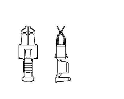 Terminal, electric universal parts DFK-2 2.5-4.0mm2 4,8/6,3x0,8mm 100tk