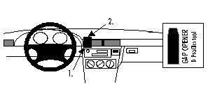Trim Frame BMW Compact 316-318 94-99