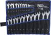 Spanner Set, ring/open ended Lehtsilmusvõtmete kompl. 25 osa 6-32 mm, DIN 311