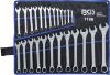 Spanner Set, ring/open ended Lehtsilmusvõtmete kompl. 25 osa 6-32 mm, DIN 311