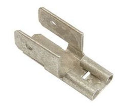 Terminal, electric universal parts plaatjagaja 6.3x0.8mm 3-haar.