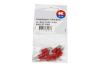 Terminal, electric universal parts plaat 2.8x0.5mm punane
