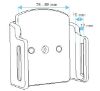 Mobile phone/PDA holder laius 75-89mm, paksus 12-16mm