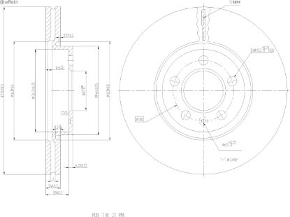 Brake Disc VAG - 2Q0 615 301 H