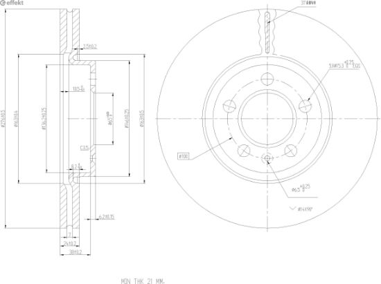 Brake Disc VAG - 2Q0 615 301 H