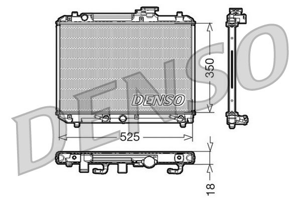 Radiator, engine cooling SUZUKI Baleno 1.3i 16V / 1.6