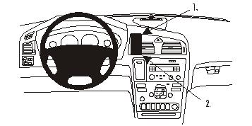 Trim Frame Volvo S60 / V70 00-