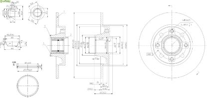 Brake Disc PSA - 16 192 379 80