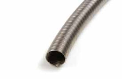 Muffler pipe, pre-heater 38mm INOX 2-KORDNE (1 meeter)