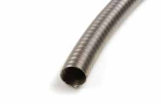 Muffler pipe, pre-heater 38mm INOX 2-KORDNE (1 meeter)