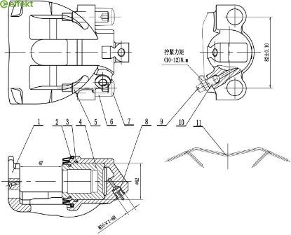 Brake Caliper VOLVO - 8251312