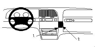 Trim Frame Citroen Xantia II 98-