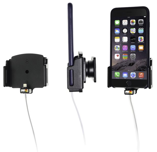 Mobile phone/PDA holder Apple iPhone laius 75-89mm, OE kaabli kinnitus