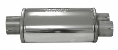 Centre/Rear Muffler Pütt split 3" RV ovaal 140/220mm L=320mm