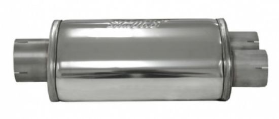 Centre/Rear Muffler Pütt split 3" RV ovaal 140/220mm L=320mm