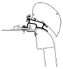 Mounting Set, roof rack Renault Master/Opel Movano 98-10