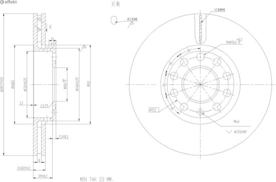 Brake Disc VAG - 8E0 615 301Q