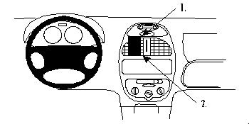 Trim Frame Peugeot 206 99-03