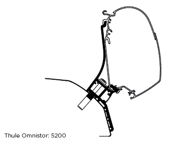 Mounting Set, roof rack DUCATO H2 LIFT ROOF LED - 3,75m