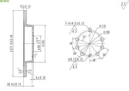 Brake Disc GENERAL MOTORS - 95526639