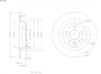 Brake Disc FORD - 1 892 358