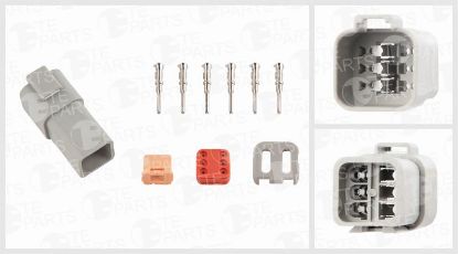 Cable Connector Kit 6 PIN komplekt DEUTSCH: DT04-6P Cable Connector Kit 6 PIN komplekt DEUTSCH: DT04-6P