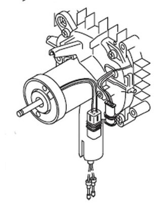 Fan motor, auxilliary heater AirTop 2000ST 24v DC
