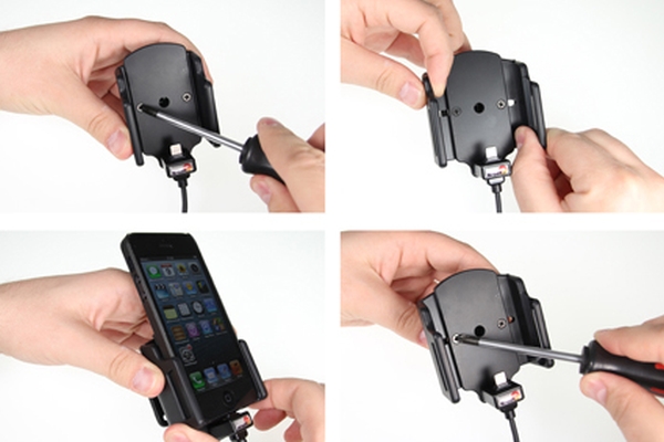 Mobile phone/PDA holder Apple iPhone 5/5S/SE 59-63mm sig.laadija