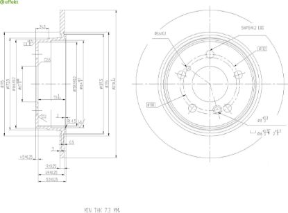 Brake Disc MERCEDES