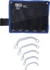 Starter/Block Spanner Set 5-piece Obstruction Ring Spanner Set, 8x10-21x22 m