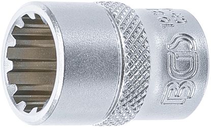 Socket Wrench Insert 3/8" Socket "Gear Lock", 13 mm