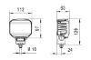 Worklight Lähivalgustus, 1000lm, 9-32V