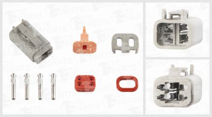Cable Connector Kit 4 PIN komplekt DEUTSCH: DT06-4S Cable Connector Kit 4 PIN komplekt DEUTSCH: DT06-4S