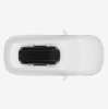 Roof Box (175x84x44cm; 400L), Black Glossy