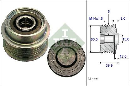 Alternator Freewheel Clutch Toyota