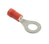 Terminal, electric universal parts rõngas M5 (5.3mm) punane