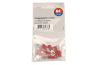 Terminal, electric universal parts rõngas M5 (5.3mm) punane