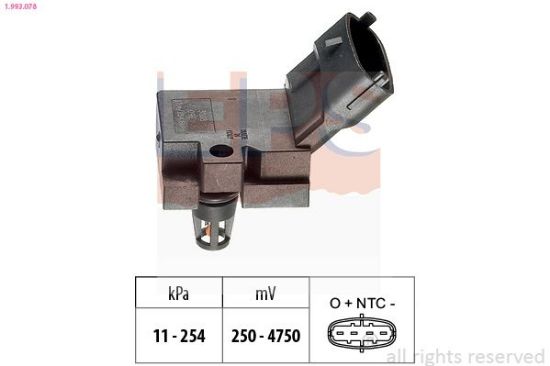 Air Pressure Sensor, altitude adaption FOCUS II (DA_), S40 II (MS)
